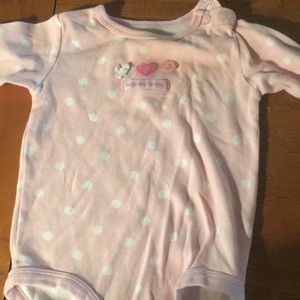 Hugs and kisses long sleeve onesie